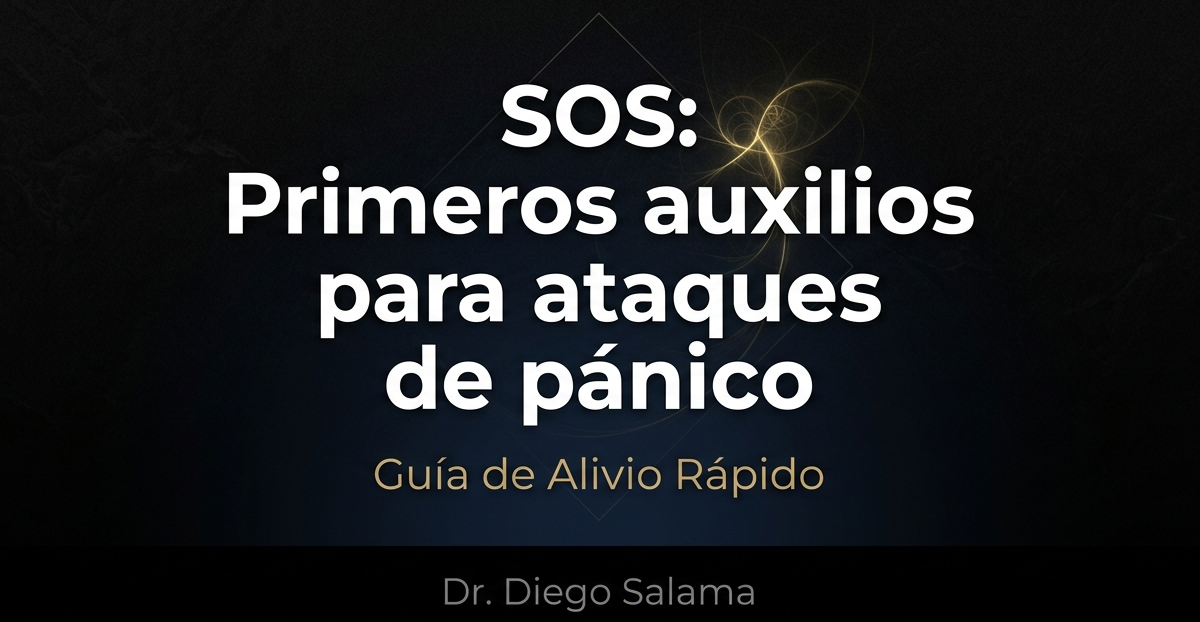 SOS: Primeros auxilios para ataques de pánico